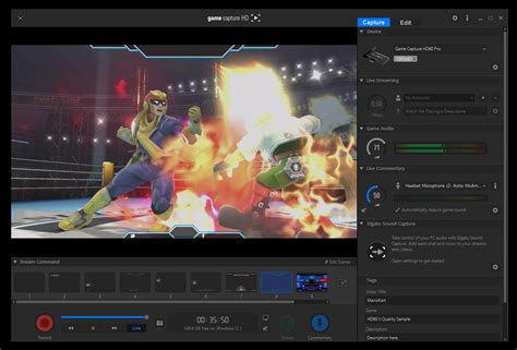 Elgato Game Capture HD 3.6 Software Interface (Windows) – Elgato