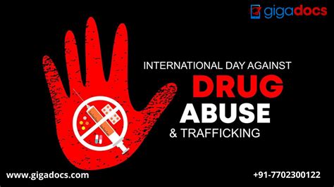 International Day Against Drug Abuse and Illicit Trafficking: Effects ...