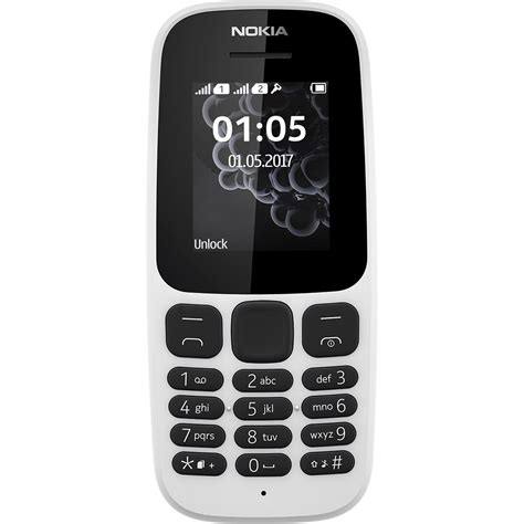 Nokia 105 dual sim 2017 white - Handys ohne Vertrag | Mindfactory.de