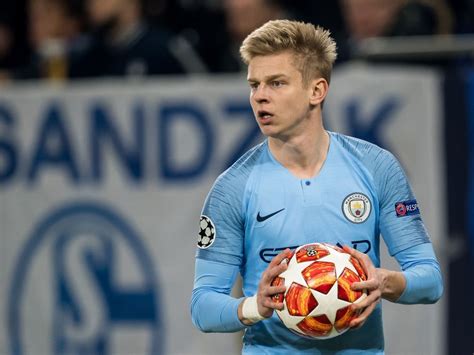 Oleksandr Zinchenko of Manchester City during the UEFA Champions League ...