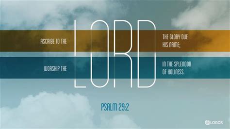 Psalm 29 NIV - A psalm of David. … | Biblia