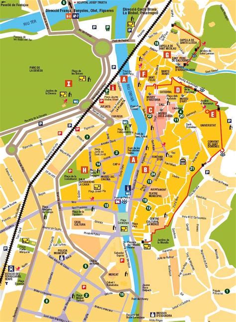 Girona City Map