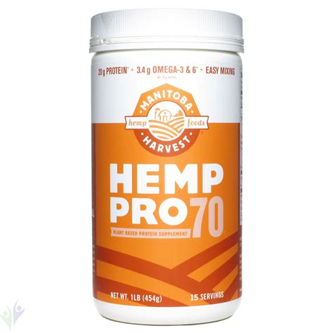 Manitoba Harvest Hemp Pro 70 Unflavoured | Protein supplements, Hemp ...