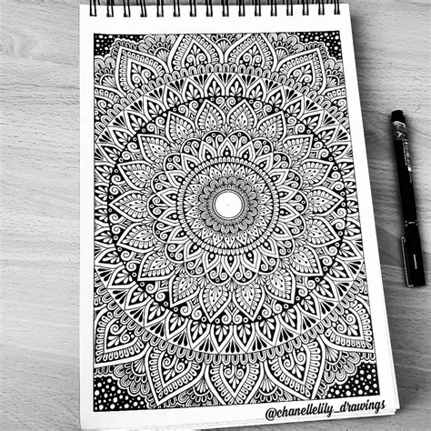 Full page mandala | Mandala artwork, Mandala art lesson, Mandala design ...