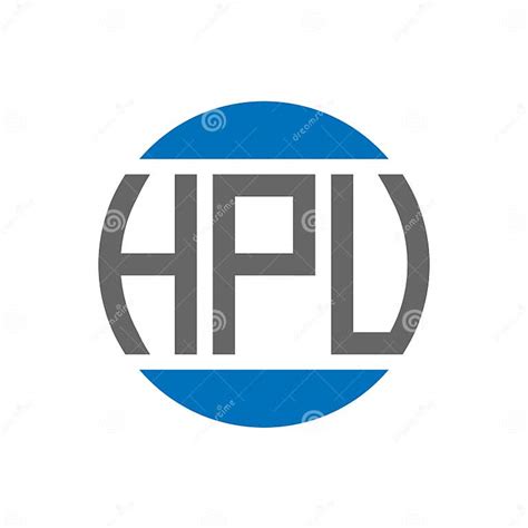 HPU Letter Logo Design on White Background. HPU Creative Initials ...