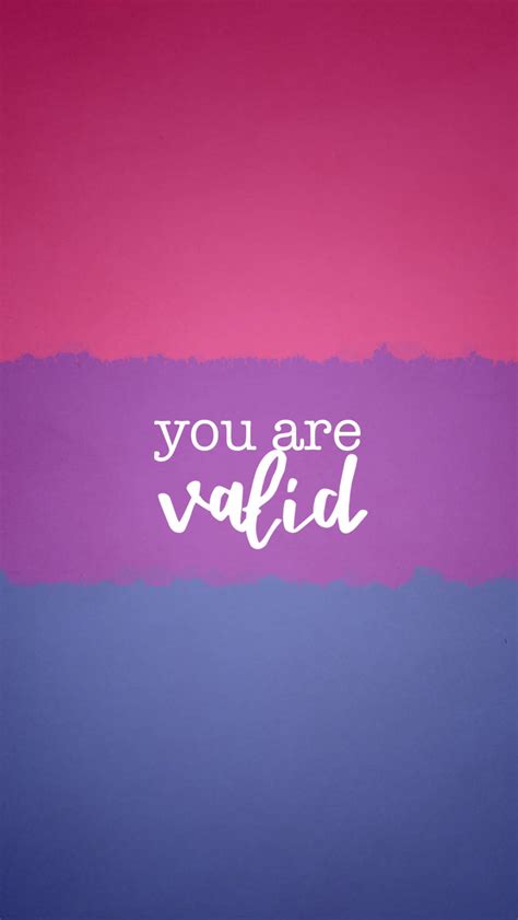 Download Bisexual Flag You Are Valid Wallpaper | Wallpapers.com