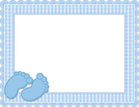 baby blue gingham frame vector - Vector Frames & Borders free download