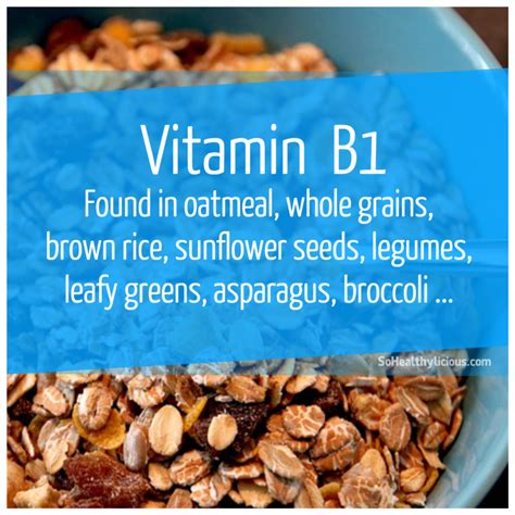 Foods That Have Vitamin B1 - Food Ideas