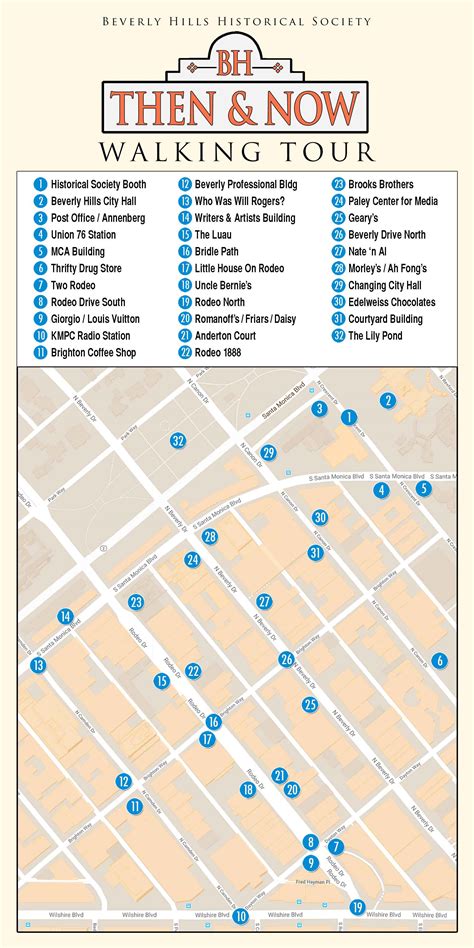 BHHS Then & Now Walking Tour - The Beverly Hills Historical Society