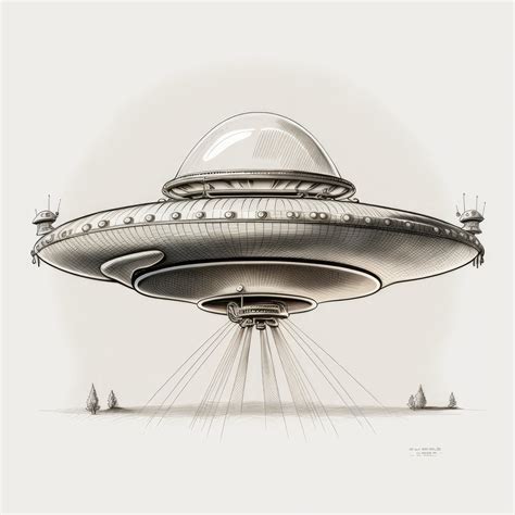 Realistic Ufo Drawing