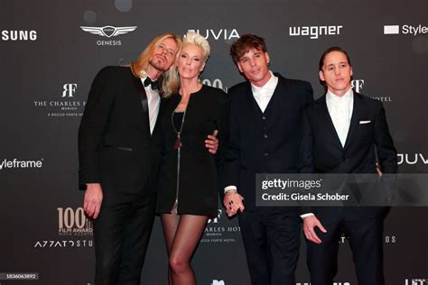 Brigitte Nielsen and her sons Killian Marcus Nielsen , Douglas Aaron ...