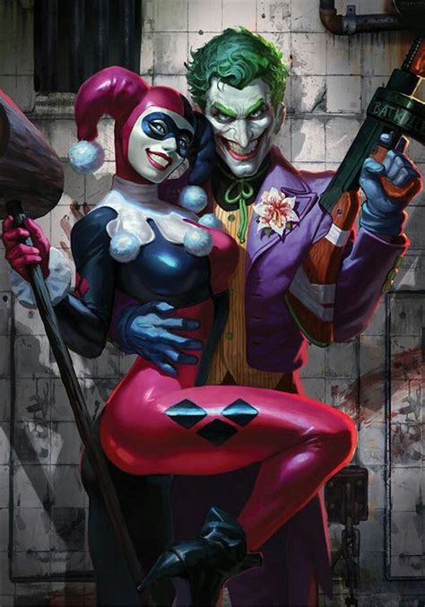 The Joker / Harley Quinn | Comics, Artwork & Cosplay / Movies & TV | Guason y harley, Batman ...