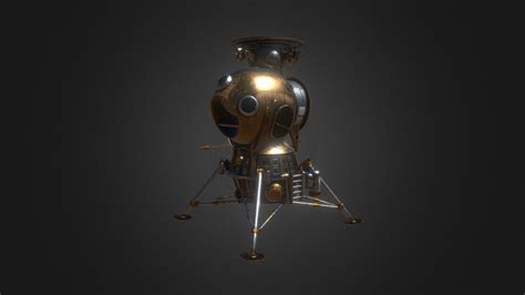 LK1 SpaceCraft - 3D model by Maxence Rouillet (@maxencerouillet ...