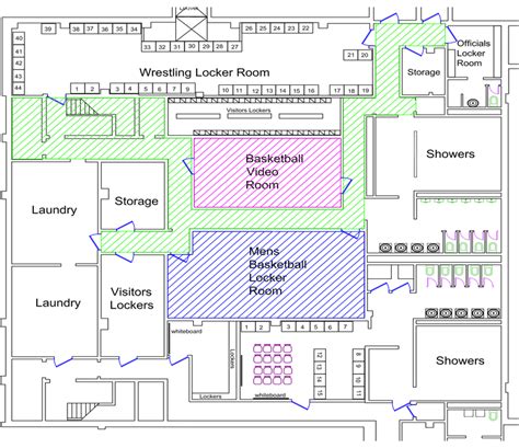 Locker Room Floor Plans