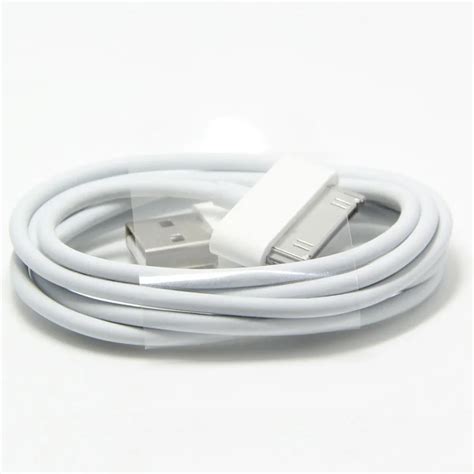 500pcs For iPad USB Cable 30Pin Cable USB Charge High Quality 1M White ...