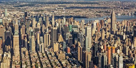 Midtown Manhattan NYC Aerial View Photograph by Susan Candelario - Fine ...