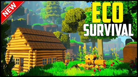 ECO Survival - Part 1: There's a Meteor Coming! (Open World Survival, Crafting, Building ...