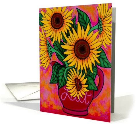 Sunflowers Birthday card (78753)