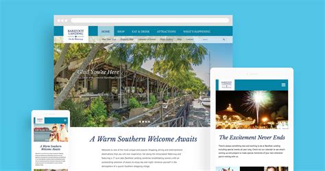 Barefoot Landing Case Study — Web Design and Development