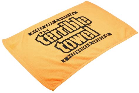 NFL Pittsburgh Steelers Original Terrible Towel, Gold | 0631237561752 ...