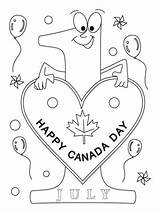Canada Day Coloring Pages sketch template