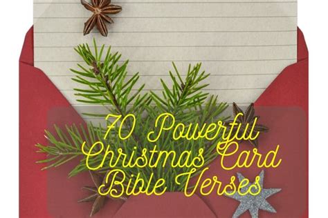 70 Powerful Christmas Card Bible Verses