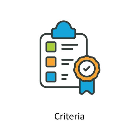 Criteria Vector Fill outline Icons. Simple stock illustration stock 22523786 Vector Art at Vecteezy