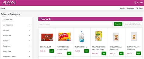 AEON new online grocery shopping site opens for business - Mini Me Insights