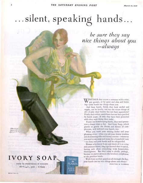 Vintage Ads: Ivory Soap | The Saturday Evening Post