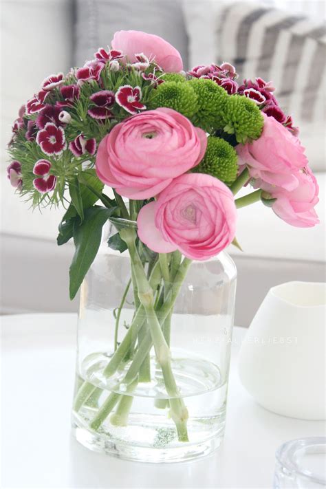 Pink and Green Flower Arrangement