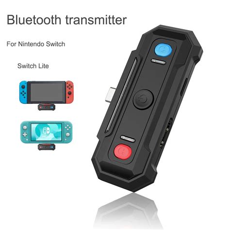 Nintend Switch Bluetooth Transmitter Wireless Audio Adapter USB Type c Port Receiver w/APTX Low ...