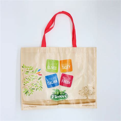 China Factory source Shopping Bag With Pattern - Recycle custom design laminated PP non woven ...