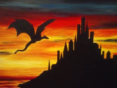 Acrylic Dragon Painting Easy - canvas-broseph