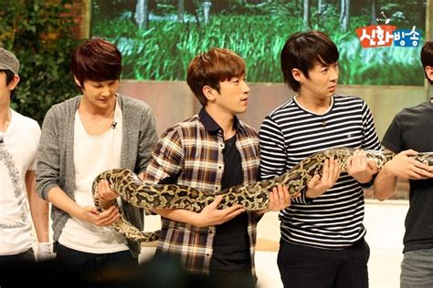 Shinhwa — Shinhwa foods on variety shows: KBS Late Night...