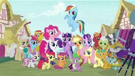 Mane six opening poses in season 7 opening credits | My Little Pony: Friendship is Magic | Know ...