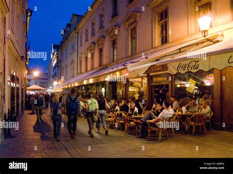 Old Town at Night Bratislava Slovakia Stock Photo - Alamy