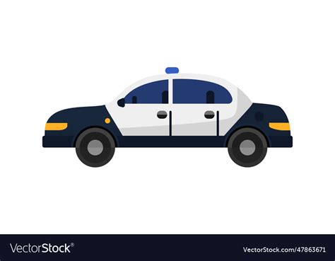 Police car Royalty Free Vector Image - VectorStock