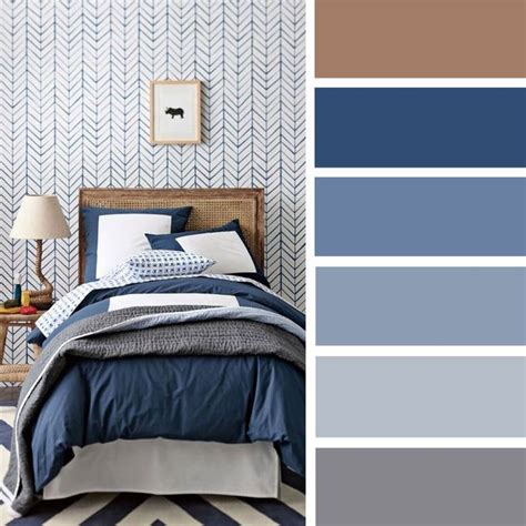 100 Color Inspiration Schemes : Gray + Navy Blue Color Palette #color # ...