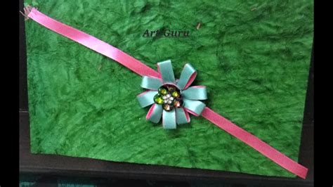 Simple Rakhi making craft in Art Guru Channel - YouTube