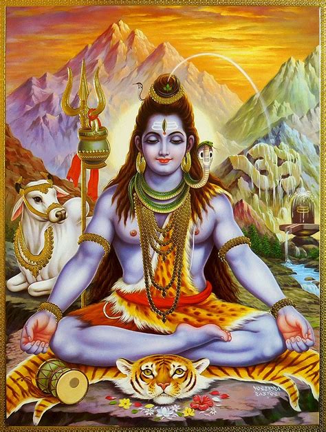 Buy Meditating Shiva Poster