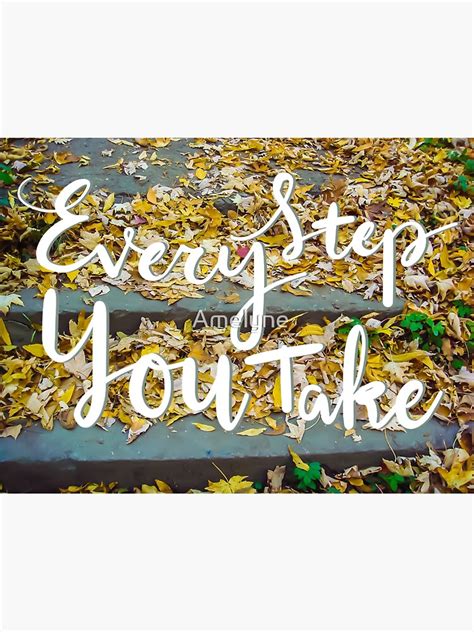 "Every Step You Take" Sticker for Sale by Amelyne | Redbubble