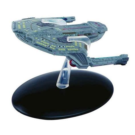 USS Yeager NCC-61947 - Saber-Class Starship Star Trek Toys with Die Cast Metal Display Stand, 10 ...