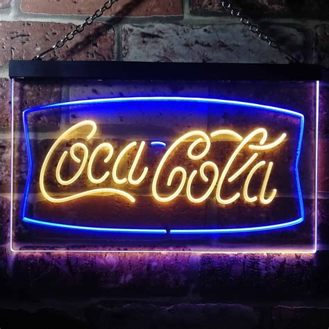 Coca Cola Banner 2 Neon-Like LED Sign - Dual Color | SafeSpecial