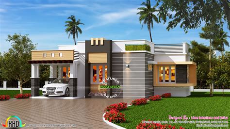 1100 sq-ft contemporary style small house - Kerala Home Design and ...