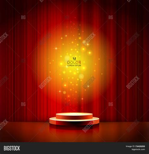 Red Spotlight Effect Vector & Photo (Free Trial) | Bigstock