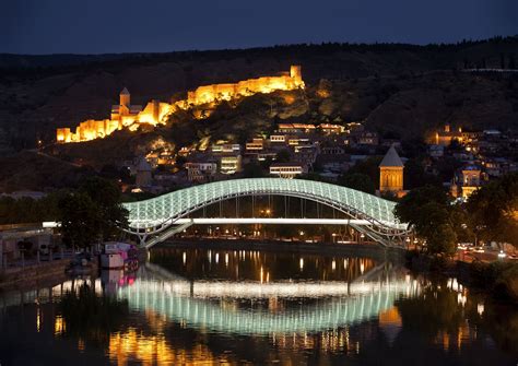 The Bridge of Peace in Tbilisi, Georgia | Peace pictures, Bridge, Tbilisi