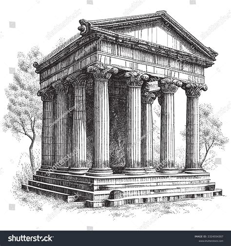 Ancient Greek Architecture Sketches