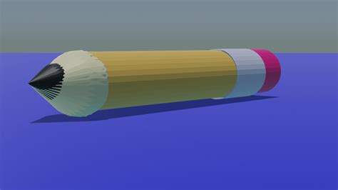 Here is pencil I made in blender 2.9, how does it look? : r/blender