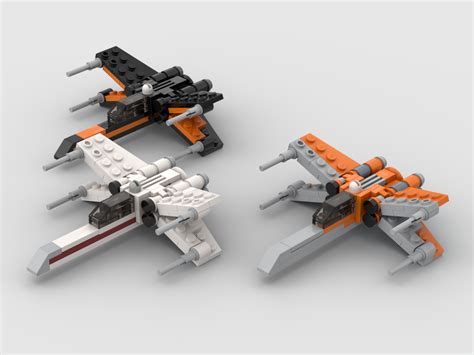 LEGO MOC Micro X-Wing (White) by VVJ21 | Rebrickable - Build with LEGO