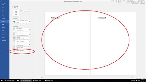 2 or multiple pages per sheet not working - Microsoft Community